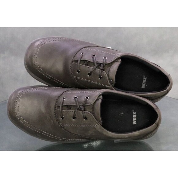 Red Wing Worx Women's Safety Toe Work Shoes Size 7.5 Wide Leather Gray - Picture 9 of 12